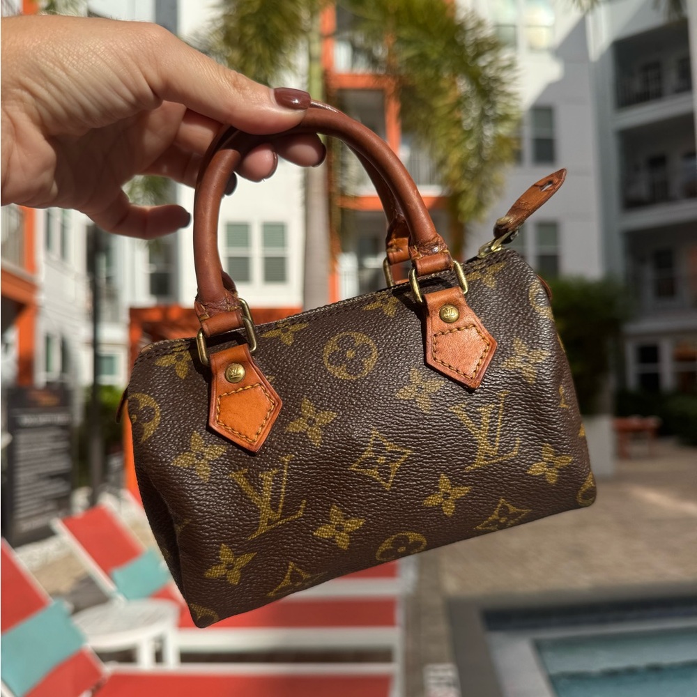Louis Vuitton Speedy Nano. Mini Speedy With COA